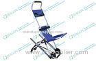 Small size aluminum alloy stair stretcher with wheels and safety belts