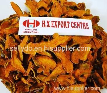 dried slices turmeric origin Viet Nam