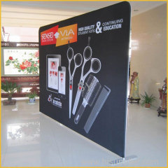 Exibition aluminum display rack tension fabric frame fabric display