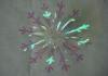 Christmas wrapping and Decorative 4&quot; Snowflake fireworks Bow with PVC Ribbon