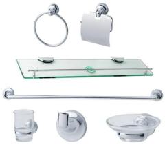 Bathroom Accessories suits 7 pieces Zinc chrome