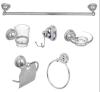 BATHROOM ACCESSORIES SUITS 7 PCS CHROME ZINC