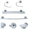 7PCS BATHROOM ACCESSORIES SUITS CHROME ZINC