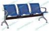 Plastic Coated Three Seaters hospital waiting room chairs with Handles