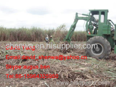 Shenwa 4 WD wheel sugarcane grapple loader for sale