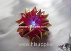 Transparent LED Glowing gift ribbon flower bows with LED light for celebration party