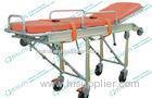 Aluminum alloy first - aid foldable ambulance stretcher ems with safety belts
