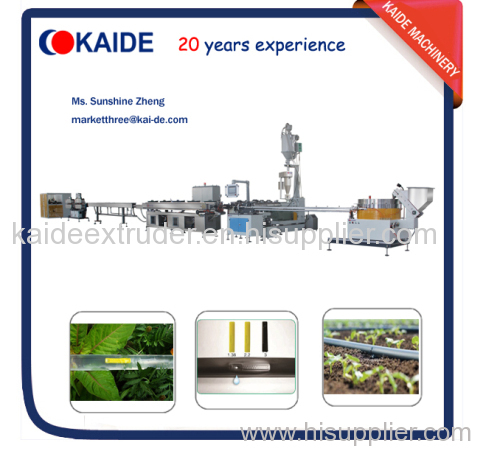 Flat dripper irrigation tape production line KAIDE 180m/min