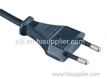 VDE standard 2 core AC power plug