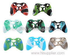 Camouflge Silicone Case Skin Joysticks Protective Cover For Xbox 360 Controller Rubber Case
