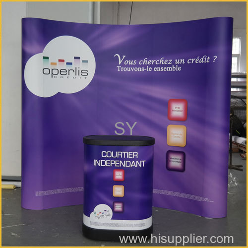 Promotional conference folding pop up banner stand