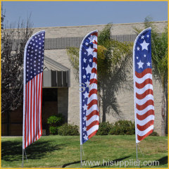Outdoor Advertising Polyester Feather Flags