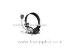 High Sensitivity HI FI Stereo Laptop Headphones With Microphone For Phone