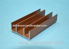 Powder Coating 6063-T5 Wood Grain Aluminium Extrusion Profiles