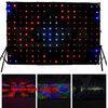 RGB LED vision curtain for show with fireproof black velvet