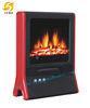 Portable Desktop Electric Fireplace Red Electric Fireplace Stove With CE / GS