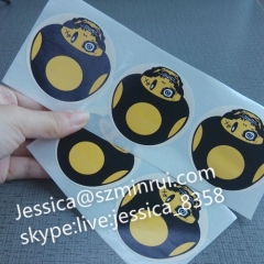 Hot Sale Do Not Remove Warranty Sticker Very Strong Adhesive Destructible Vinyl Egg Shell Stickers For Graffiti Lovers