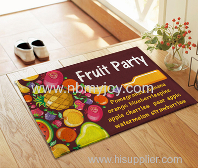 fruit party non-slip bath chaistmas supply welcome rug mat YD201519