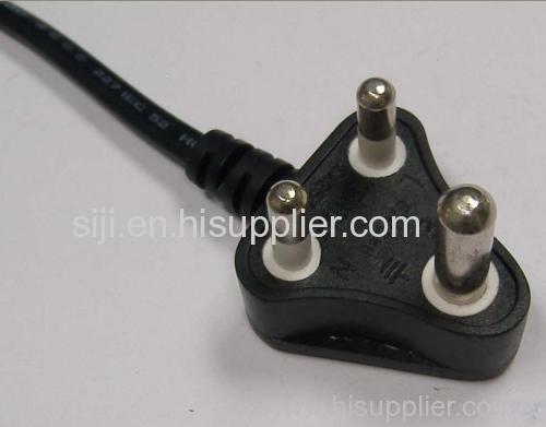 INDIA approval 16A 250V SABS 3 pin power electric plug