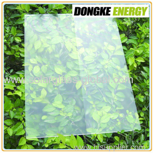 4.0mmToughened solar collector glass for Europe