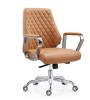 medium back leather chair #HF-B7268