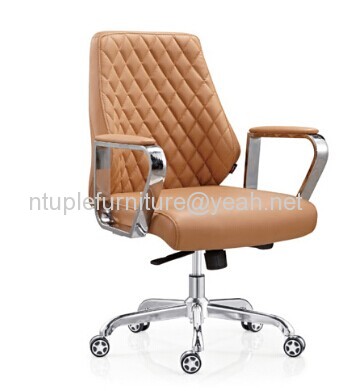 medium back leather chair #HF-B7268