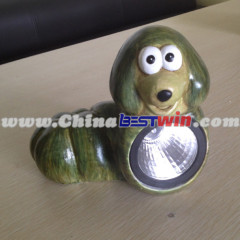 Garden Green Worm Frog Solar Light