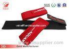 Red Strong Durable Neoprene Velcro Wrist Straps / Elastic Velcro Tape