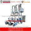 2 Lines Double Die PE Film Blowing Machine Single Screw Two Collecting System