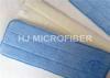 High Absorbent Blue Microfiber Dust Mop / Microfiber Flat Mops 5 x 18