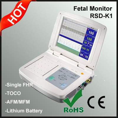 10 Inch Multi Parameter Maternal SPO2/NIBP/PR Monitoring Fetal Monitor