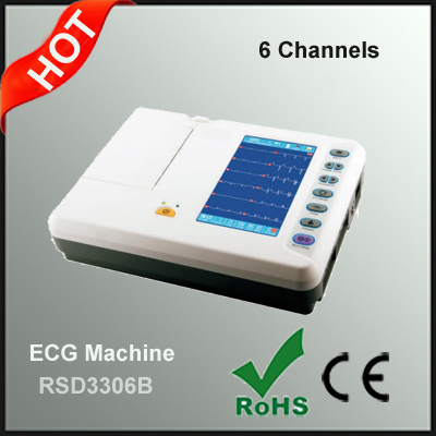 6 Channels ECG Machine