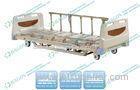 Collapsible Aluminium Guardrails Electric Hospital Bed 5'' Castor With Brakes