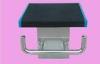 Swimming pool equipment starting platform / diving board with non-slip material