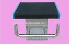 Swimming pool equipment starting platform / diving board with non-slip material
