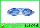 Blue Professional Silicon Diving Goggles with Adjustable Strap for Boys and Adults