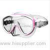 Adults Pink Free Dive Goggles / Sea Dive Mask With Corrective Lenses
