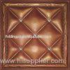 Eco-friendly Buffering 3D Leather Wall Tiles Washable Highly embossed