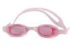 Pink Anti-fog Lens Silicone Swimming Goggles With Adjustable Strap