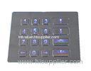 IP65 dynamic rated industrial backlight vending machine keypad vandal proof