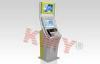 Freestanding Bill Payment Interactive Kiosk For Bank Electronic Information