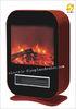 Contemporary Home Hardware Electric Fireplaces Black / Red Electric Fireplace Stove