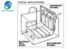 High Vibration Power Submersible Transducer Box Ultrasonic Cleaning Machine