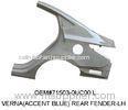 Steel Replacement Car Rear Left Fenders For Hyundai Verna / Solaris Aftermarket Sales 71503-0UC00