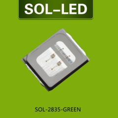 0.2W 2835 SMD LED in Green Light color