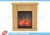 Solid Wood Veneer MDF Home Decor Fireplaces With Paint Finished / 905mm * 255mm * 970mm