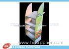 Colorful MDF Floor Display Rack Stand Metal Shelf For Vegetable Selling