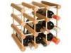 12 Bottle Shop Powder Coating Wooden Display Racks For Wine / Beer / Beverage