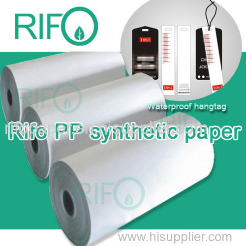 Single coated PP synthetic paper