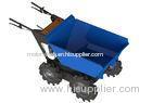 Blue Four Wheeled Wheelbarrow Mini Dumper 4X4 Gardening Tools